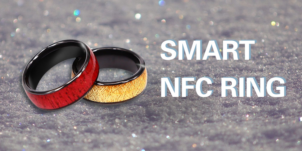 Venta caliente NFC personalizado anillo de cerámica RFID anillo de